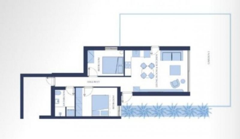 Plakias Projekt im Süden Kretas in Strandnähe mit Pool - Villa-Apartment Plakias - Fos Wohnung kaufen